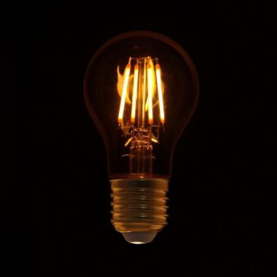 Ampoule LED Filament Dimmable 8W A60 Classique - SILUMEN - Blanc Chaud 2300k - 3500k - Compatible Variateur