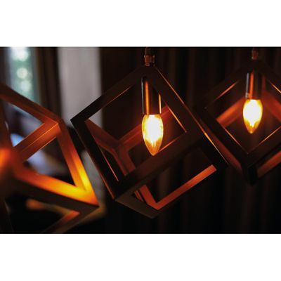 Ampoule LED Flamme E14 2,5W Blanc Chaud Verre Transparent 320