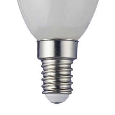 Ampoule LED flamme E14 470lm 3.4W = 40W Ø3.5cm Diall blanc chaud et blanc neutre