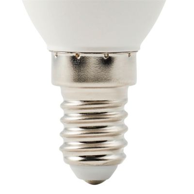 Ampoule LED flamme E14 470lm 4.2W = 40W Ø3.5cm Diall blanc neutre