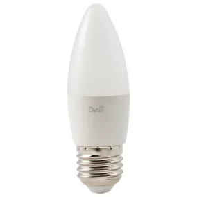 Ampoule LED flamme E27 250lm 2.2W = 25W Ø3.5cm Diall blanc chaud