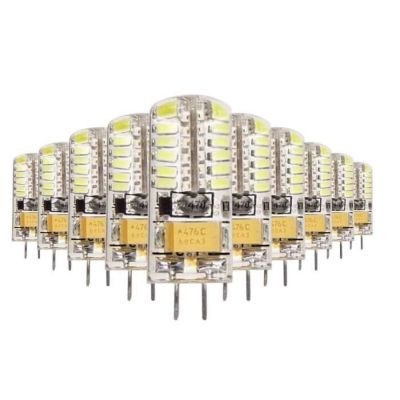 Ampoule LED G4 12V 3W SMD2835 24LED 360 (Pack de 10) - Blanc Froid 6000K - 8000K - SILUMEN