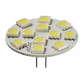 Ampoule LED G4 Backpin Plat SMD 5050 2W 170lm (25W) 150 - Blanc Froid 6500K
