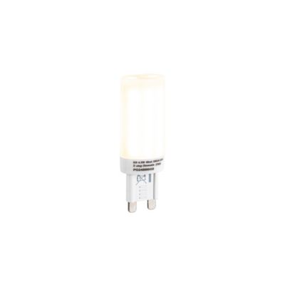 Ampoule LED G9 à gradation 3 niveaux opale 4,5W 500LM 2700K