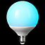 Ampoule LED globe E27 806lm 9W = 60W Ø10cm Diall RVB et blanc chaud aux nuance blanc froid