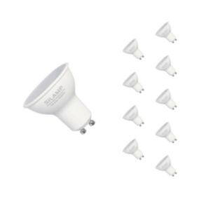 Ampoule LED GU10 6W 220V SMD2835 PAR16 10LED 100degrés (Pack de 10) - Blanc Froid 6000K - 8000K - SILAMP