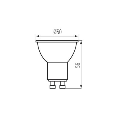 Ampoule LED GU10 6W Blanc Froid 6500K Spot éco 560lm Kanlux — free download