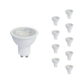 Ampoule LED GU10 8W 220V PAR16 COB (Pack de 10) - Blanc Froid 6000K - 8000K - SILAMP