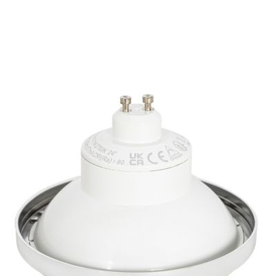 Ampoule LED GU10 dimmable AR111 blanche 11W 810lm 2700K