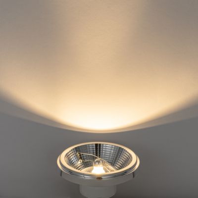 Ampoule LED GU10 dimmable AR111 blanche 11W 810lm 2700K