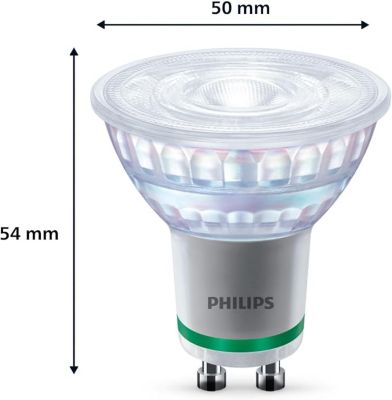 Ampoule LED GU10 spot 375 lm blanc chaud 2,1W grade A Philips