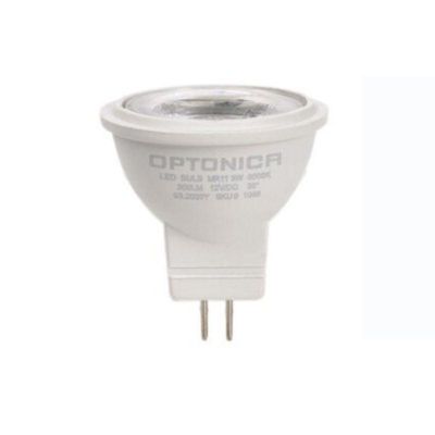 Ampoule LED GU4 / MR11 3W 12V - Blanc Neutre 4000K - 5500K - SILAMP