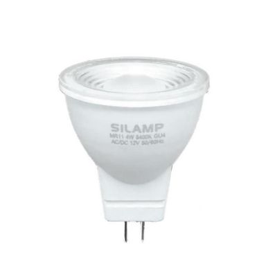 Ampoule LED GU4 / MR11 4W 12V - Blanc Froid 6000K - 8000K - SILUMEN