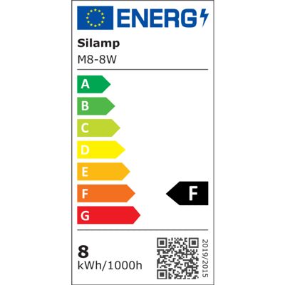 Ampoule LED GU5.3 / MR16 12V 8W SMD 80degrés - Blanc Froid 6000K - 8000K - SILAMP