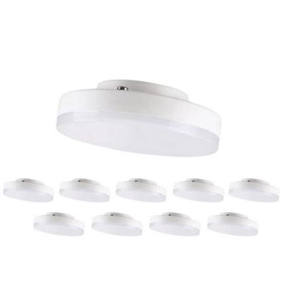 Ampoule LED GX53 7W - Pack de 10 - Blanc Chaud 2300k - 3500k - Classe énergétique A+