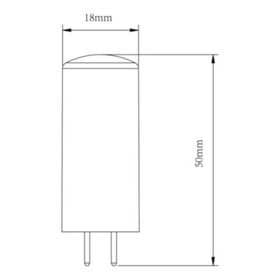 Ampoule LED GY6.35 500lm=42W blanc chaud dimmable Jacobsen