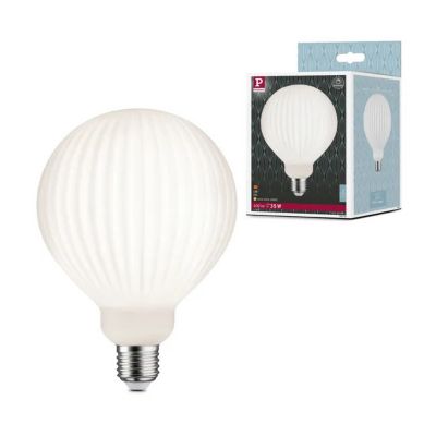 Ampoule LED lampion blanc E27 400lm blanc chaud 4.3W Paulmann