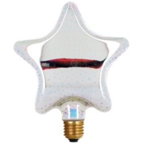 Ampoule led décorative, globe 60mm, E14, 470Lm = 40W, blanc très chaud,  LEXMAN
