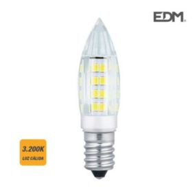 Ampoule LED mini bougie - EDM - 3W 280lm 3200K - Compatible douille E14