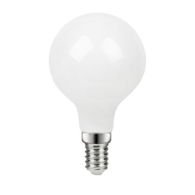 Ampoule LED mini globe E14 470lm 3.4W = 40W Ø4.5cm Diall blanc chaud et blanc neutre