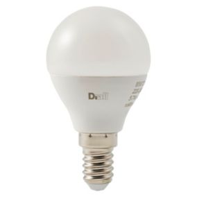 Ampoule LED mini globe E14 470lm 4.2W = 40W Ø4.5cm Diall blanc chaud