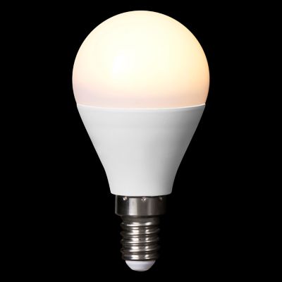 Ampoule LED mini globe E14 470lm 5.3W = 40W Ø4.5cm Diall RVB et blanc chaud aux nuance blanc froid
