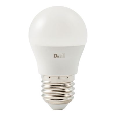 Ampoule LED mini globe E27 250lm 2.2W = 25W Ø4.5cm Diall blanc chaud