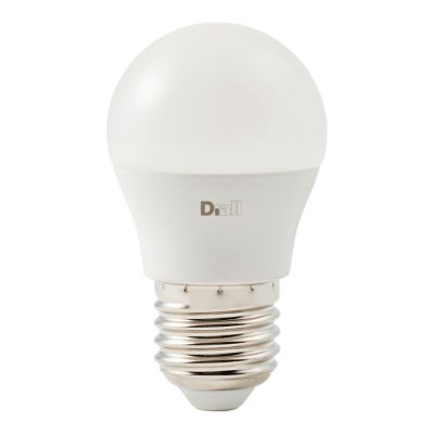 Ampoule LED mini globe B22 470lm 4.2W = 40W Ø4.5cm Diall blanc chaud