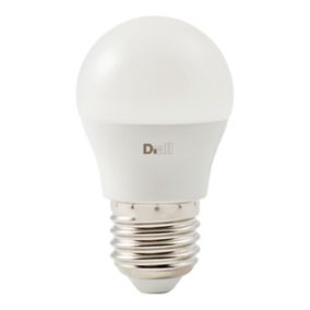 Ampoule LED mini globe E27 470lm 4.2W = 40W Ø4.5cm Diall blanc chaud