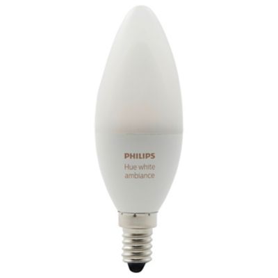 PHILIPS HUE Ampoule smart Blanc chaud E27 8 W (8719514343061