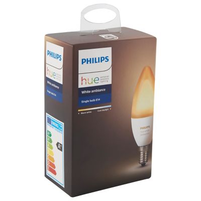 Philips Hue ampoule LED flamme E14 6W dimmable