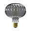 Ampoule LED Pulse Metz fumé dimmable E27 Sphérique ⌀ 12,5cm 40lm 4W blanc chaud Calex gris