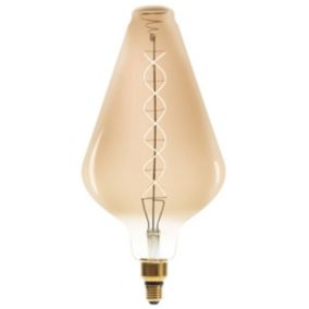 Ampoule LED "Pyramide" ambrée - filament torsadé E27 - Atmosphera