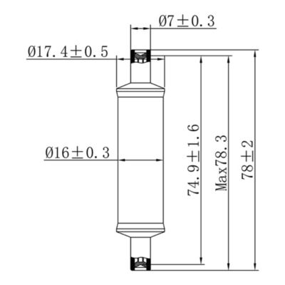Ampoule LED R7S 470lm=40W blanc chaud Jacobsen