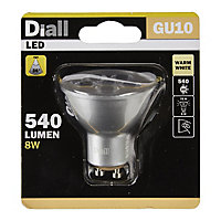 Ampoule LED réflecteur GU10 Spot 8W=75W blanc chaud