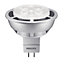 Ampoule LED réflecteur GU5.3 8W=50W blanc chaud
