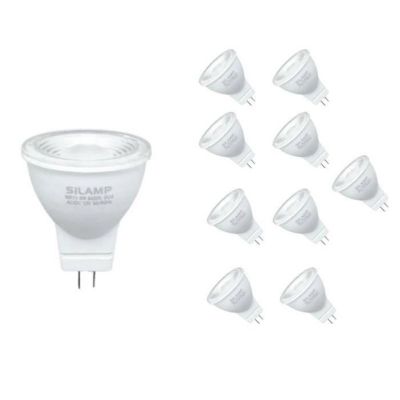 Ampoule LED - SILUMEN - GU4 / MR11 - 4W - Blanc Chaud 2300K - 3500K - Pack de 10