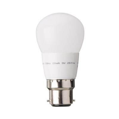 Ampoule LED sphérique B22 3,2W=25W blanc chaud Castorama