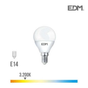 Ampoule LED sphérique - EDM - 98323 - 400 lumens - 3200K - Classe énergétique A+