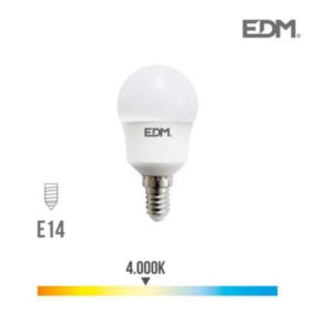 Ampoule LED sphérique - EDM - E14 - 8.5W - 940 lm - 4000K