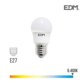 Ampoule LED sphérique - EDM - E27 - 8.5W - 940 lm - 6400K