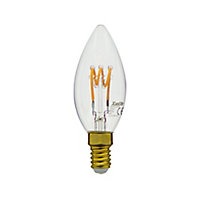 Ampoule LED spirale E14 180lm 18W IP20 Ø4 cm blanc chaud Xanlite