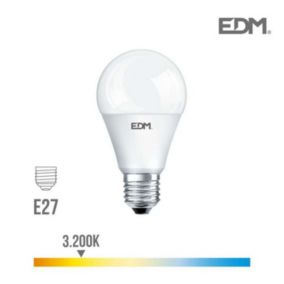 Ampoule LED standard E27 - EDM - 98353 - 17W 1800 lm 3200k - Blanc chaud - Compatible variateur