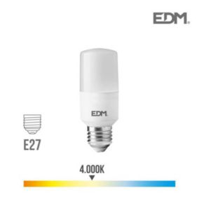 Ampoule LED tubulaire - EDM - E27 - 10W - 1100 lm - 4000k