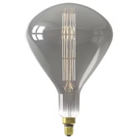 Ampoule LED XXL Sydney dimmable E27 Amphore ⌀ 25cm 250lm 7,5W blanc chaud Calex gris