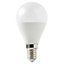 Ampoule mini-globe LED Diall E14 5,4W=40W RVB et blanc chaud + télécommande