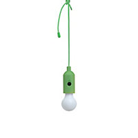 Ampoule suspendue vert l.5,6 x H.27 cm