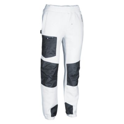 AMY - JOGGING DE TRAVAIL - 1107 Blanc , Gris 3XL