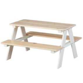 ANDERS - Table avec Bancs pour Enfant