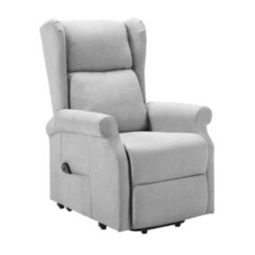 ANDORA - Fauteuil Relax Releveur Electrique Tissu Gris Clair